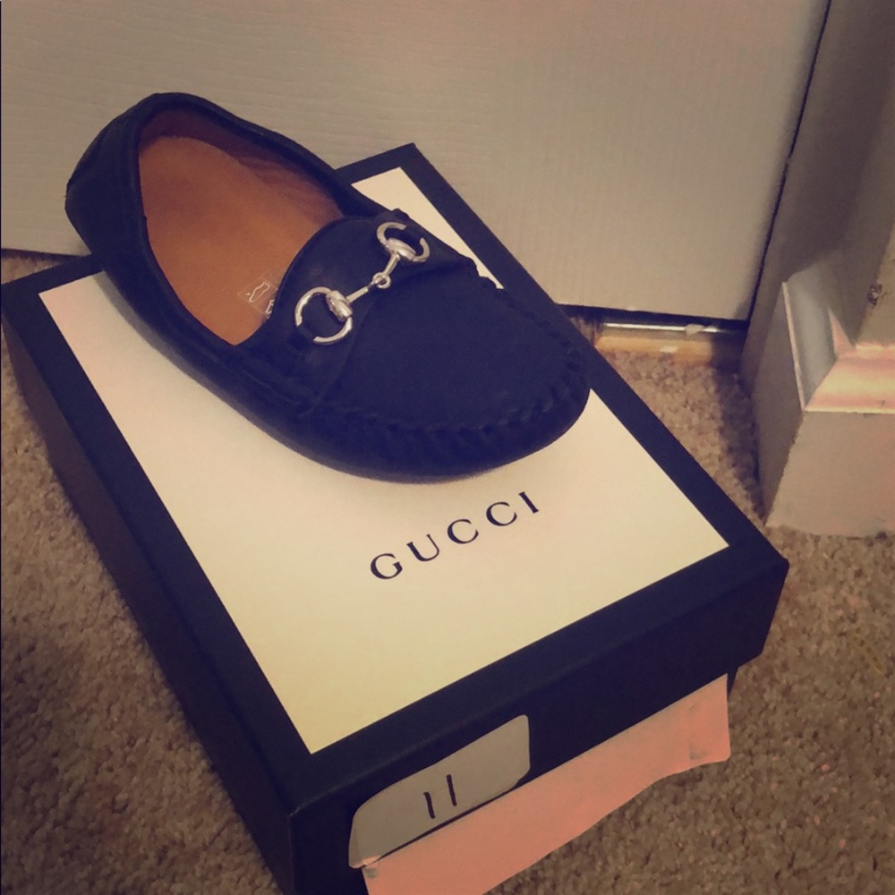 Authentic Gucci loafers kids